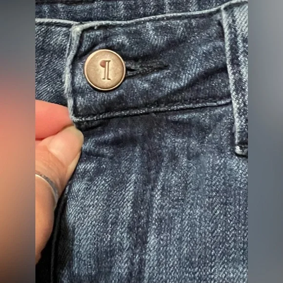 Pilcro and the Letterpress Stet Mid-Rise Straight Leg Denim Jeans Anthropologie - Picture 5 of 13